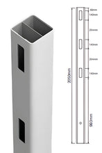 Load image into Gallery viewer, 3 Rail - 1 Way Gate Post