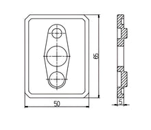 Load image into Gallery viewer, 5mm Height Adjustment Packer for Top Fix Spigot