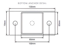 Load image into Gallery viewer, 65x65mm Steel Post