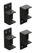 Load image into Gallery viewer, Aluminium Bracket Horizontal Open Side - 4 Pack