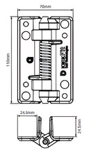 Load image into Gallery viewer, KwikFit Hinge Pair – Fixed Tension