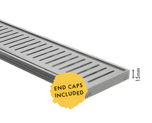 Load image into Gallery viewer, Linear Drain Slotted Grate – 15mm High