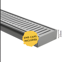 Load image into Gallery viewer, Linear Drain Slotted Grate – 35mm High