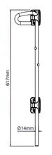 Load image into Gallery viewer, Padlockable Drop Bolt