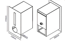 Load image into Gallery viewer, POSTA Fence Mount Letterbox