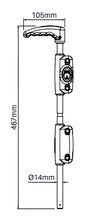 Load image into Gallery viewer, Premium Lockable Drop Bolt