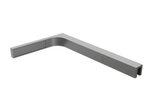 Load image into Gallery viewer, Purity ‘L’ Brace for Fixed Glass Panels- Right Satin