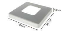 Load image into Gallery viewer, Square Slimline Domical Cover (For Spigot Base Plate)