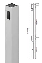 Load image into Gallery viewer, Vertical Paling - 1 Way Gate Post
