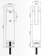 Load image into Gallery viewer, Square Spigot - Core Drilled