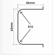 Load image into Gallery viewer, Glass to Glass Hinge 90 Degree
