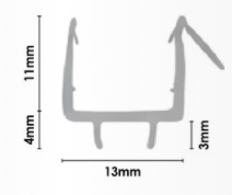 Load image into Gallery viewer, Door Seal 3mm Fin