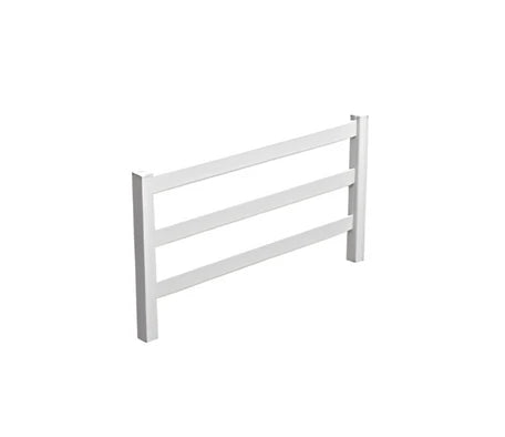 3 Rail Fencing Rails 2388mm – PVC Rails 38x140 | Glass Superstore