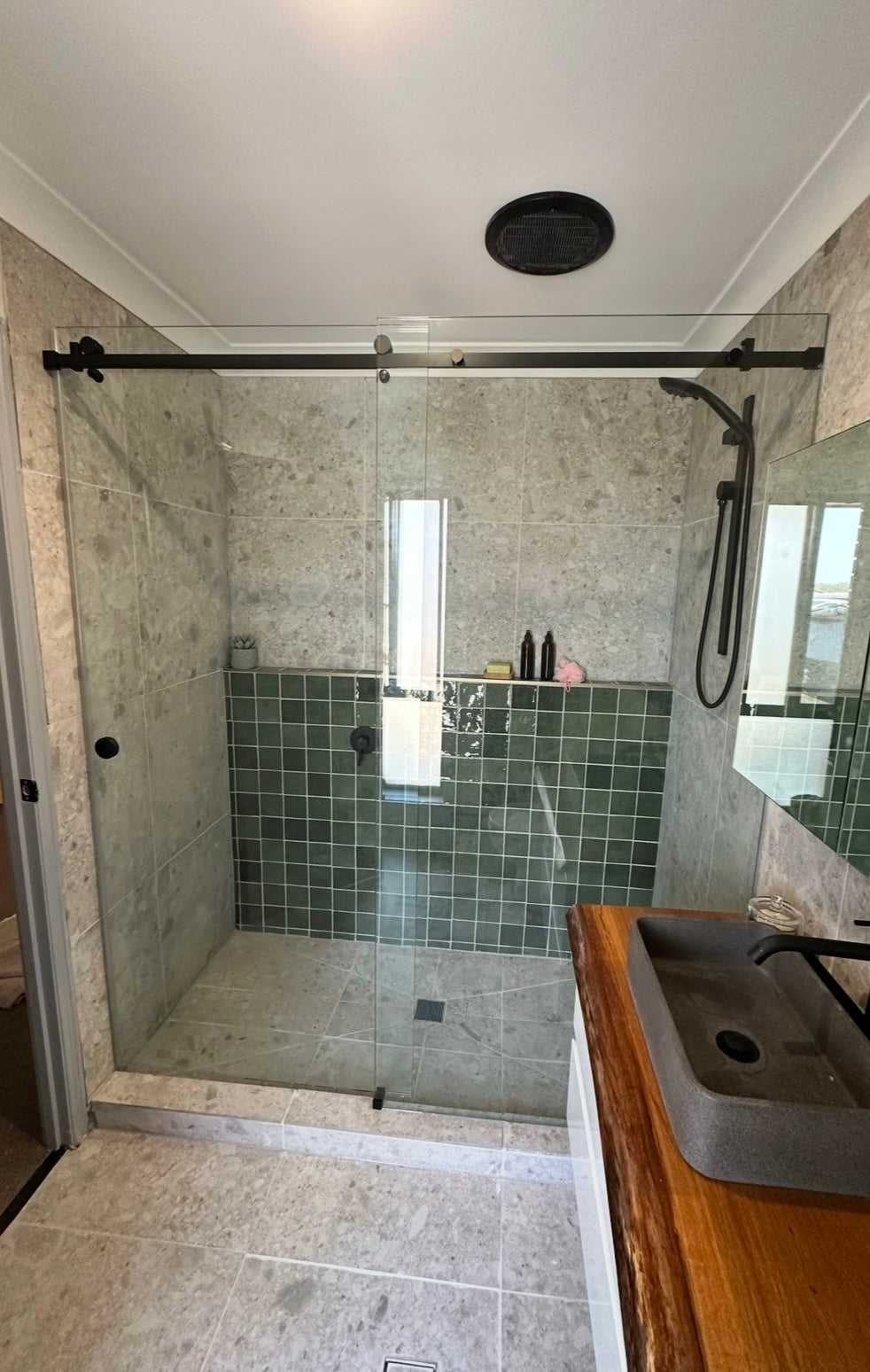 Frameless Sliding Showerscreen Inline Kits