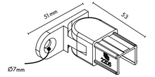 Load image into Gallery viewer, Adjustable Horizontal Wall Bracket - LEFT
