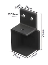 Load image into Gallery viewer, Aluminium Bracket Horizontal Open Side - 4 Pack
