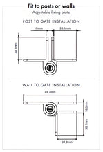 Load image into Gallery viewer, Aluminium Hinge Pair
