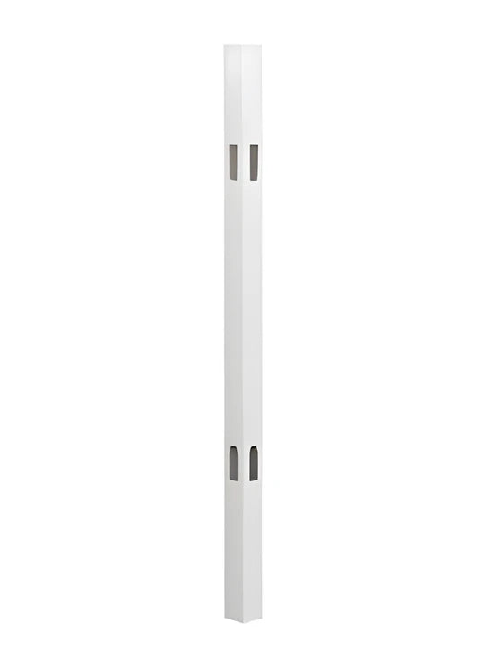 Combo Privacy 90° Corner Post 2500mm PVC Fence Post | Glass Superstore