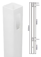 Load image into Gallery viewer, Full Privacy - 2 Way Post 2500mm 
