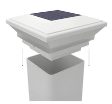 Load image into Gallery viewer, Full Privacy- Solar Post Light 127mm
