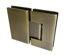 Load image into Gallery viewer, Glass to Glass Hinges 180 Degree – Solid Brass 10mm
