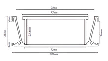 Load image into Gallery viewer, Linear Drain Slotted Grate – 35mm High

