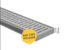 Load image into Gallery viewer, Linear Drain Slotted Grate – 20mm High

