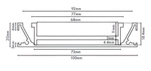 Load image into Gallery viewer, Linear Drain Tile Insert – 20mm High
