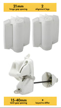 Load image into Gallery viewer, LokkLatch Deluxe &amp; Hinge Pair - Heavy Duty
