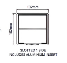 Load image into Gallery viewer, Semi Privacy - 1 Way Gate Post 1900mm
