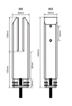 Load image into Gallery viewer, Square Core Drill Spigot (to suit 15mm to 17.52mm glass)
