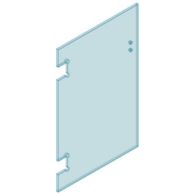 12mm Gate Panel (Polaris) Glass to Glass